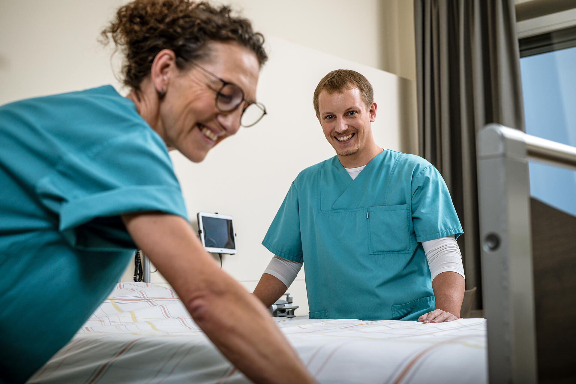 Pflegekräfte im Hospital Kempen